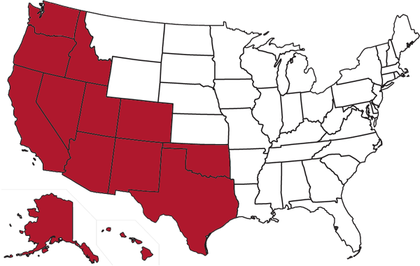 Western States map